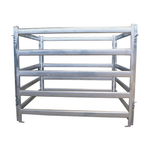 Hot sales used 12 ft heavy duty galvanized metal round pipe Horse/Sheep/Cattle Livestock Corral Yard Farm Fence Panel