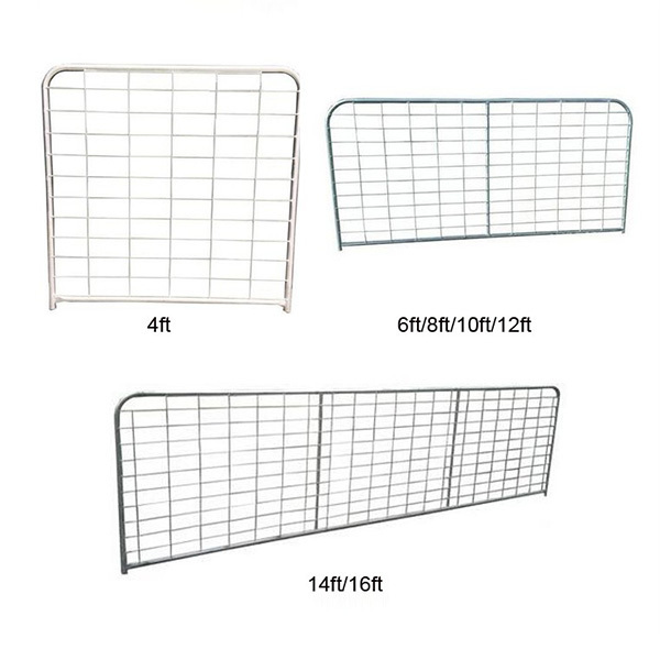 Security cattle and sheep galvanized steel farm gate fence