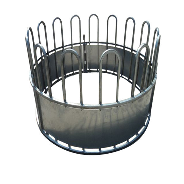 Factory Wholesale Hot Dip Galvanized Livestock Animal Cattle Round Hay Bale Rings Feeder