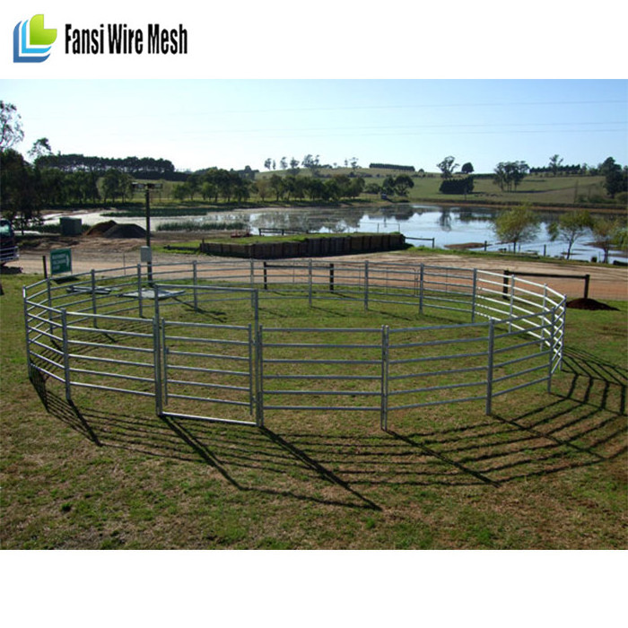 High Quality and Low Price Used Galvanized Portable Cattle Corral Panel For Sale