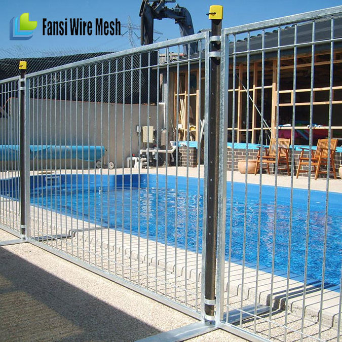 2019 hot sale construction metal perimeter temporary pool fence