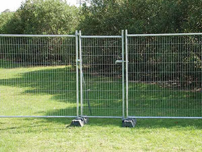 Cheap galvanized welded mobile construction site security fence