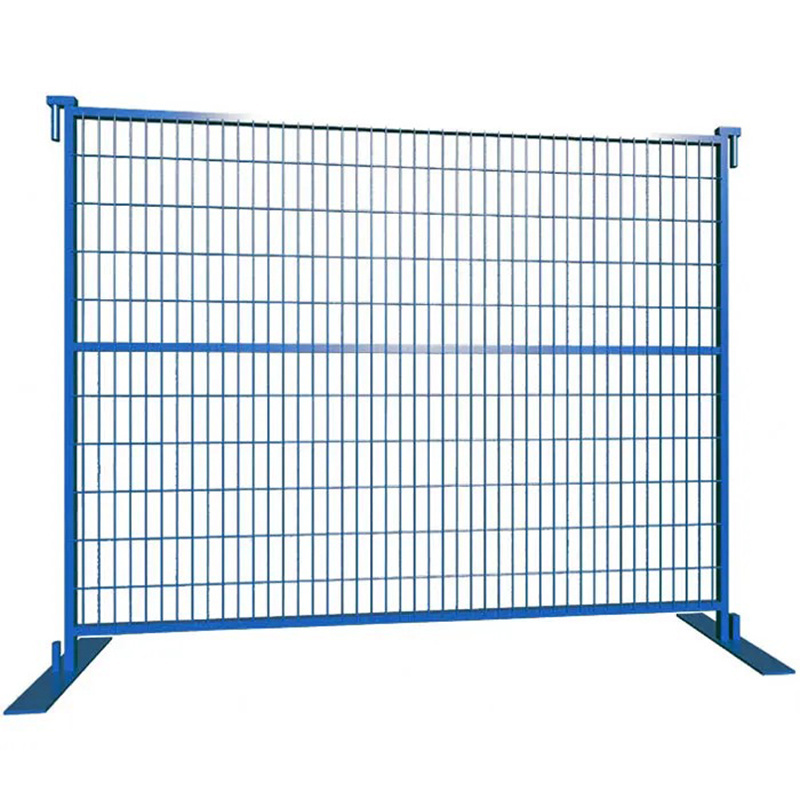 Factory Direct Portable 6*12ft Canada Fence Panels / Outdoor Temporary Construction Barrier Fencing With Feet And Coupler