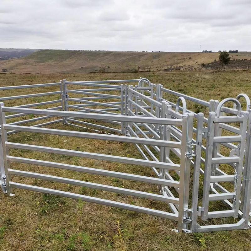 cheap Round Pen Horse Corral Panels Livestock Cattle Panels Fence horse sheep stockyard corral panel yard