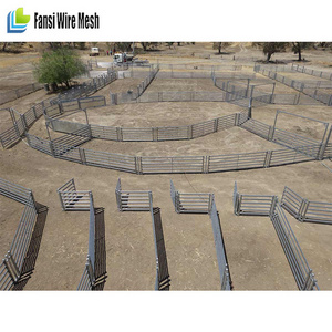 High Quality and Low Price Used Galvanized Portable Cattle Corral Panel For Sale