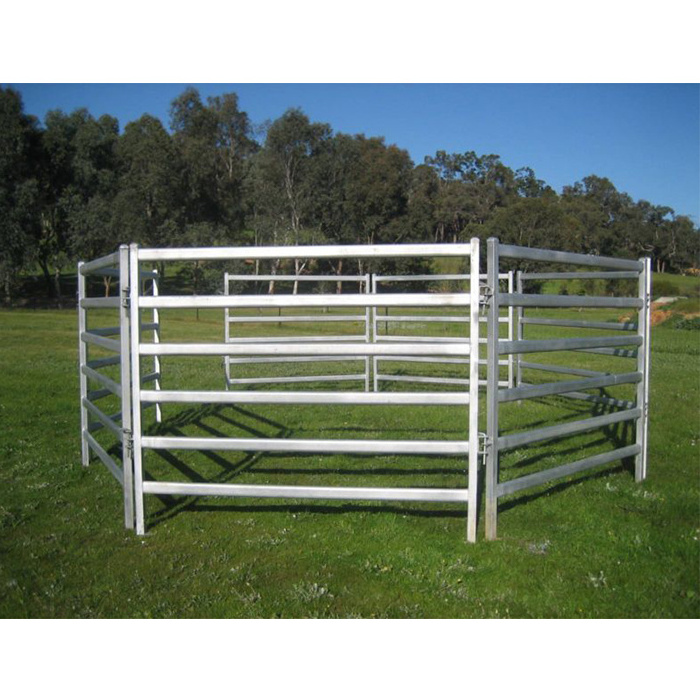 High Quality and Low Price Used Galvanized Portable Cattle Corral Panel For Sale(Manufacturer)