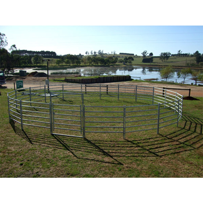 High Quality and Low Price Used Galvanized Portable Cattle Corral Panel For Sale(Manufacturer)