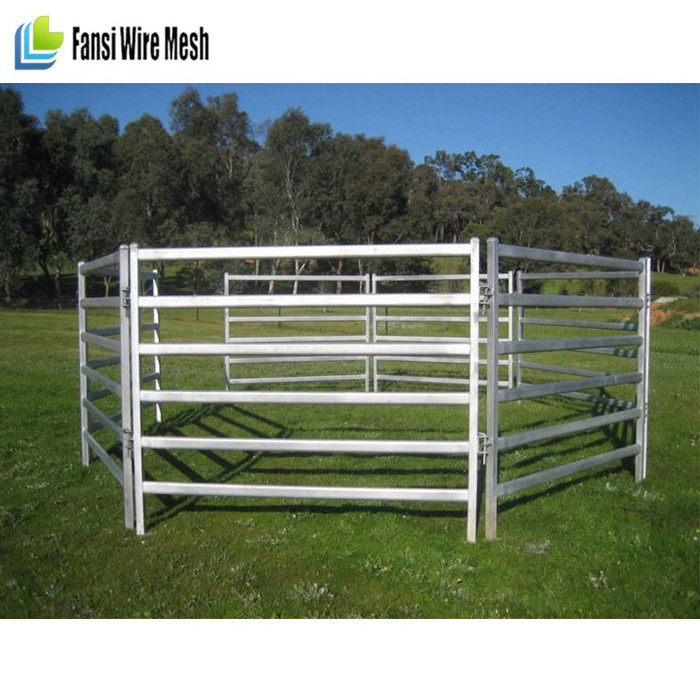 High Quality and Low Price Used Galvanized Portable Cattle Corral Panel For Sale