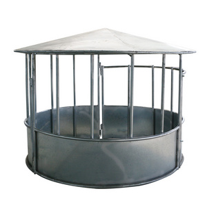 Livestock Equipment Cattle Sheep Yard Hay Feeder Round Bale Feeder steel cattle feeder for Cattle and Horse Sustainable