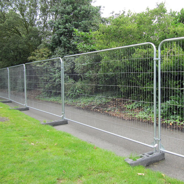 Cheap galvanized welded mobile construction site security fence