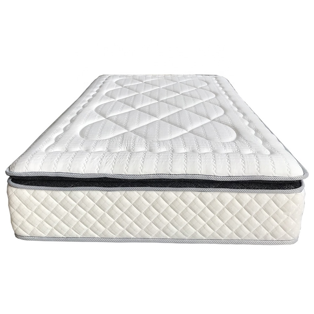 Premium royal sleep well comfort folding king single double twin full queen 35cm pillow top mattress with pocket spring