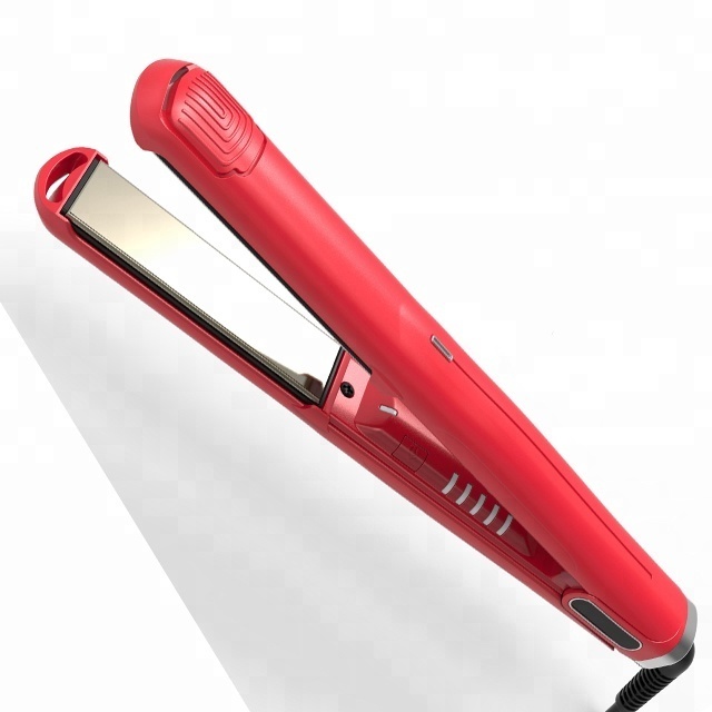 Professional Mirror Titanium 470F MCH Heater Hair Straightener Plate Flat Iron Mirorr Titanium 1 Inch Fast MCH Heating MK-128