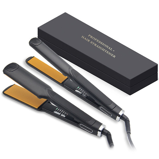 planchas para cabello Professional Hair Straightener Waterproof Titanium Electric Ceramic Flat Irons With Keratin Treatment