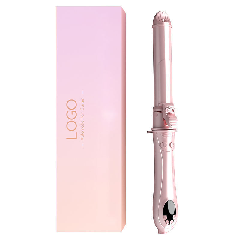 branded multi-function european 32mm ceramic double heater 3 barrel curling iron wand hair crimper with lcd custom logo