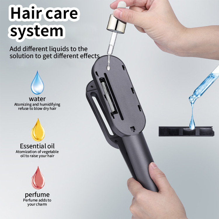 Steam Hair Straightener Straightening Irons Straight Hair Brush Hair Straightener Tools Curler Electric Ceramic Titanium