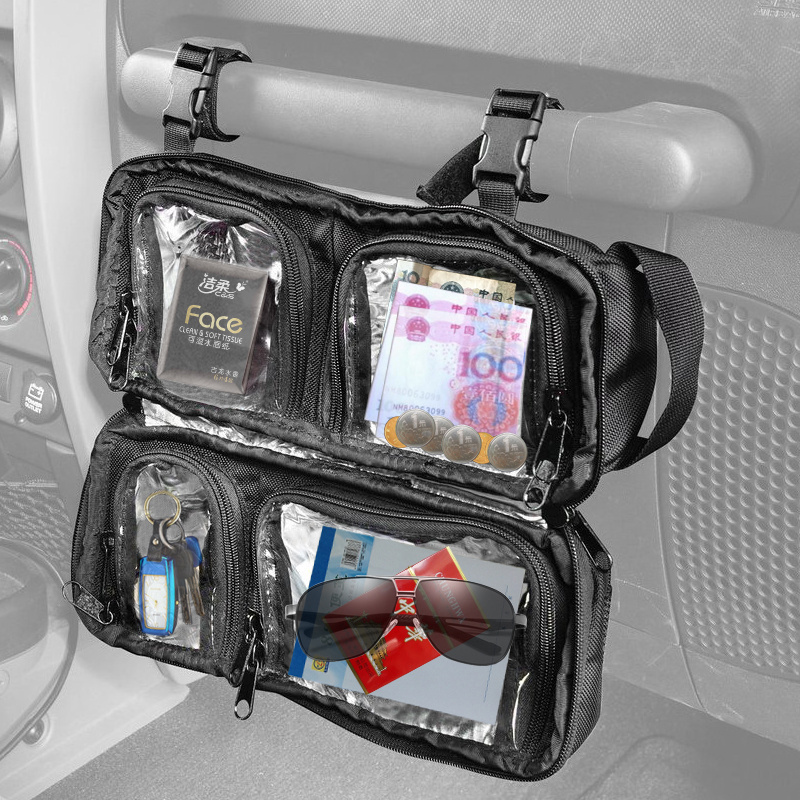 Multifunctional Universal Handlebar Organizer Storage Bag Roll Cage for Bicycle Motorcycle Car  ATV UTV PWC