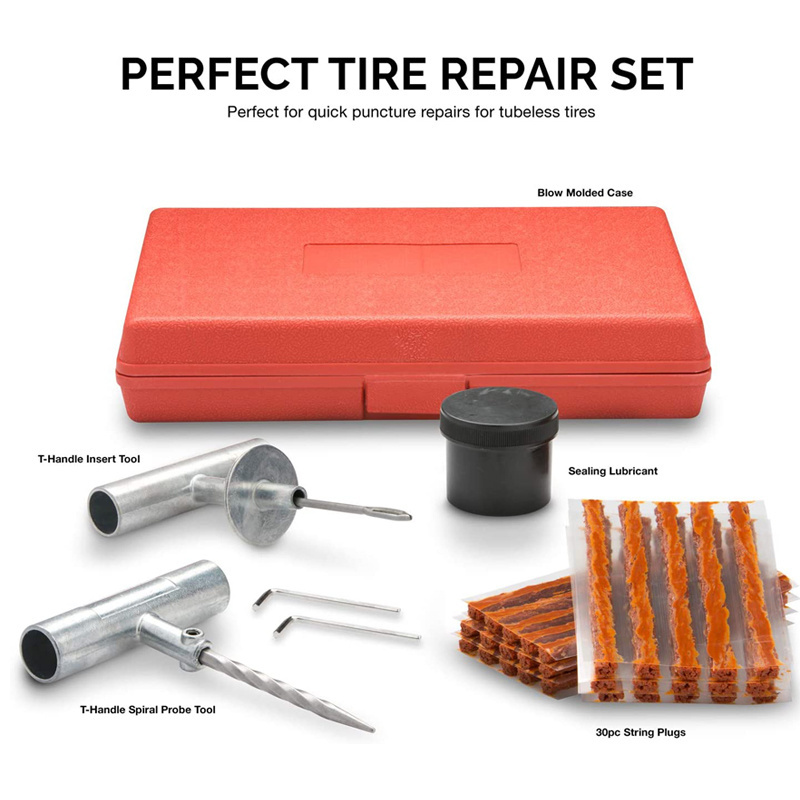 A Set Handle Tire Plug  Kit for car Tire Plug  Kit