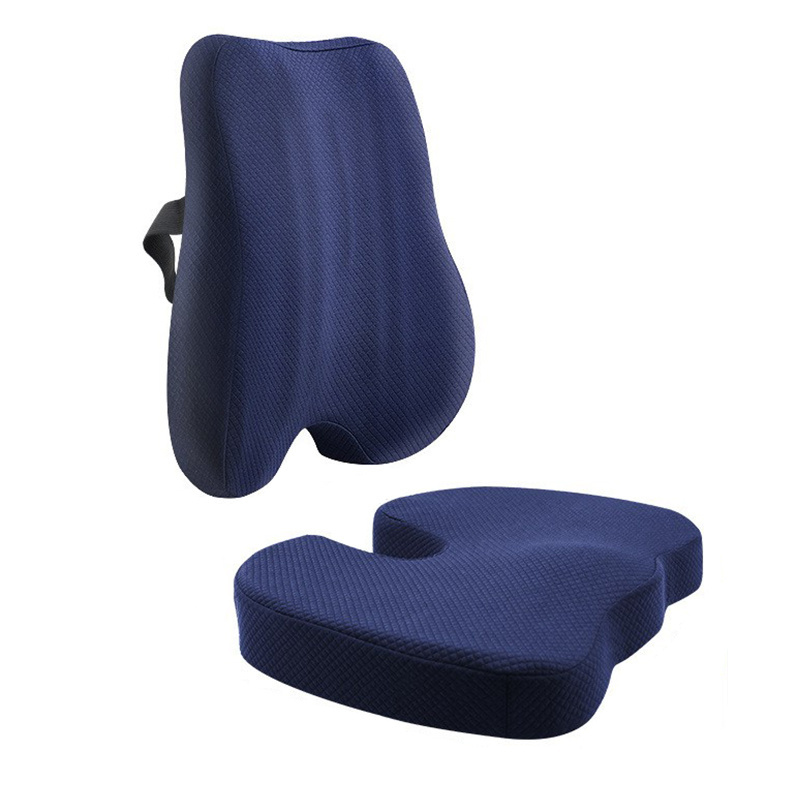 MESOROCK One Set Waist Support Pillow for Office Chair and Car Seat Back Car Seat Pillow Memory Foam