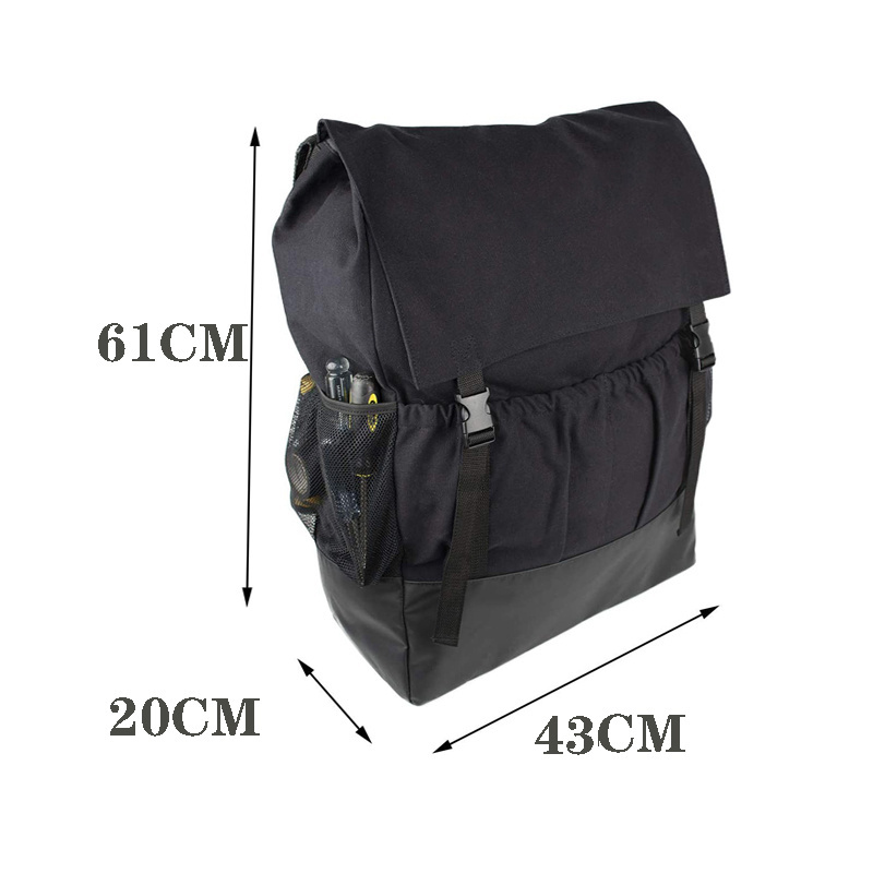 Large Capacity Semi Waterproof Spare Tire Trash Bag Cover with Many Small Pockets for camper and truck