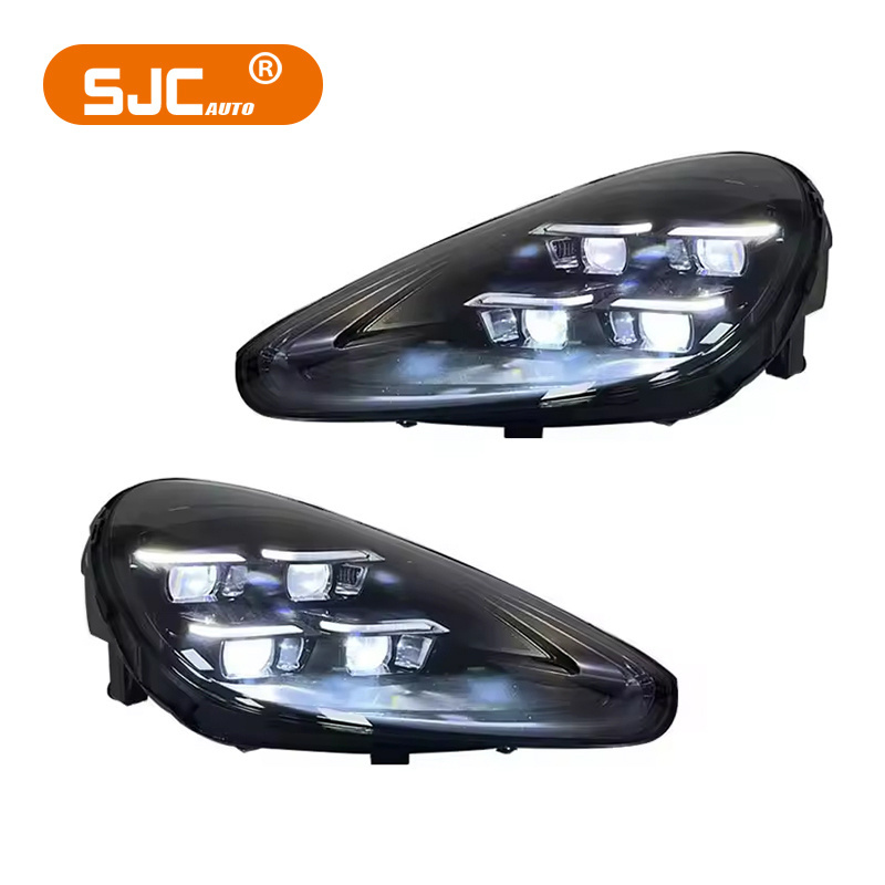 SJC For Porsche Cayenne 958 Headlights 2011-2017 Upgrade 2024 Pdls Style 958.1 958.2 Headlamp LED Lighting System Car Parts