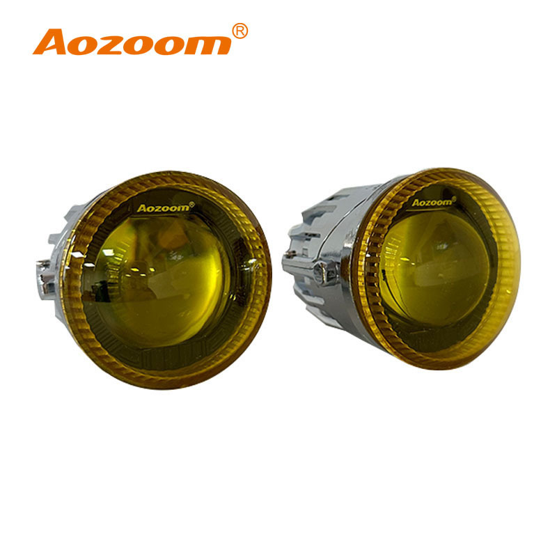 Aozoom Offroad 4X4 13V 45W 3300K IP67 Amber Fog Light Led Driving Work Golden- eyed Fog Lamp Car Accessories for Truck Wrangler