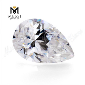 Messi gems CVD diamond pear shape 2.03ct lab grown diamond H colour VS2 3EX diamond with certificate for ring