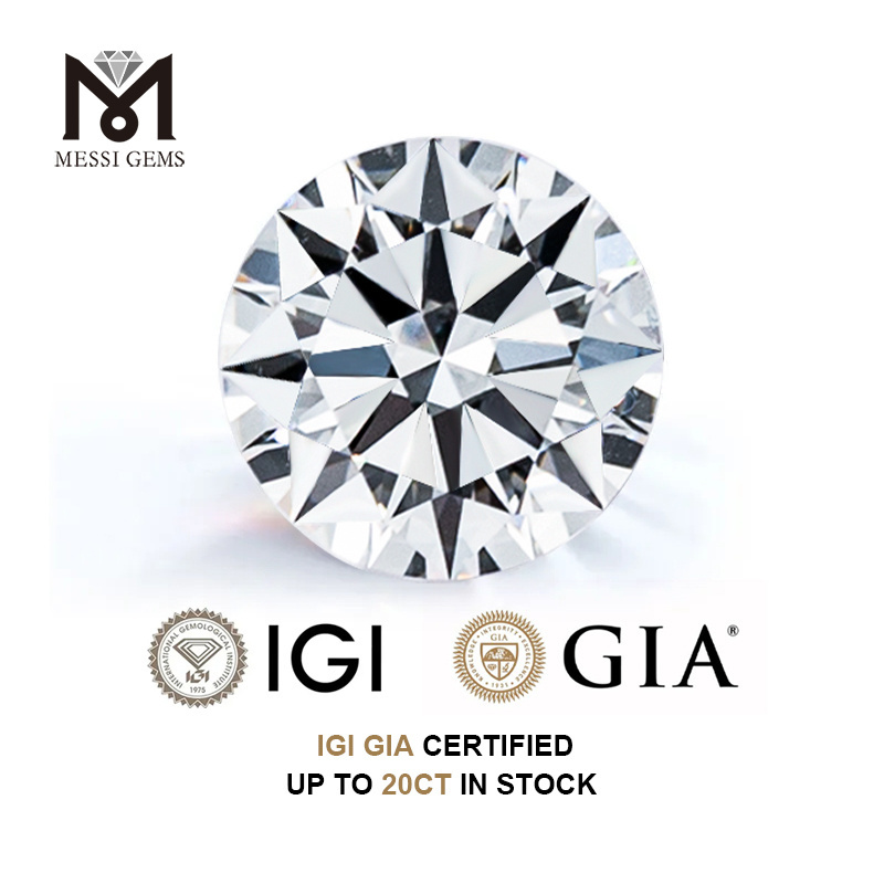 Lab Created VVS VS1 0.3CT 0.5CT 0.8CT 1CT 1.5CT 2CT 3CT 4CT 5CT 6CT HPHT CVD Synthetic IGI GIA Certified Lab Grown Diamond