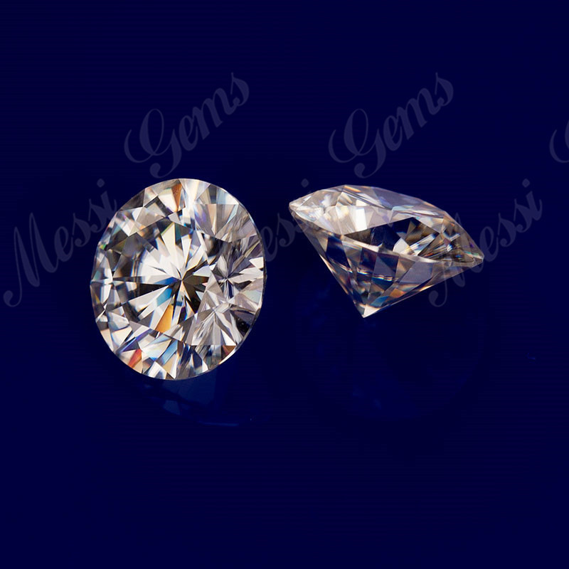 Loose gems 4.0mm white DEF VVS moissanite 0.3CT synthetic moissanite stones