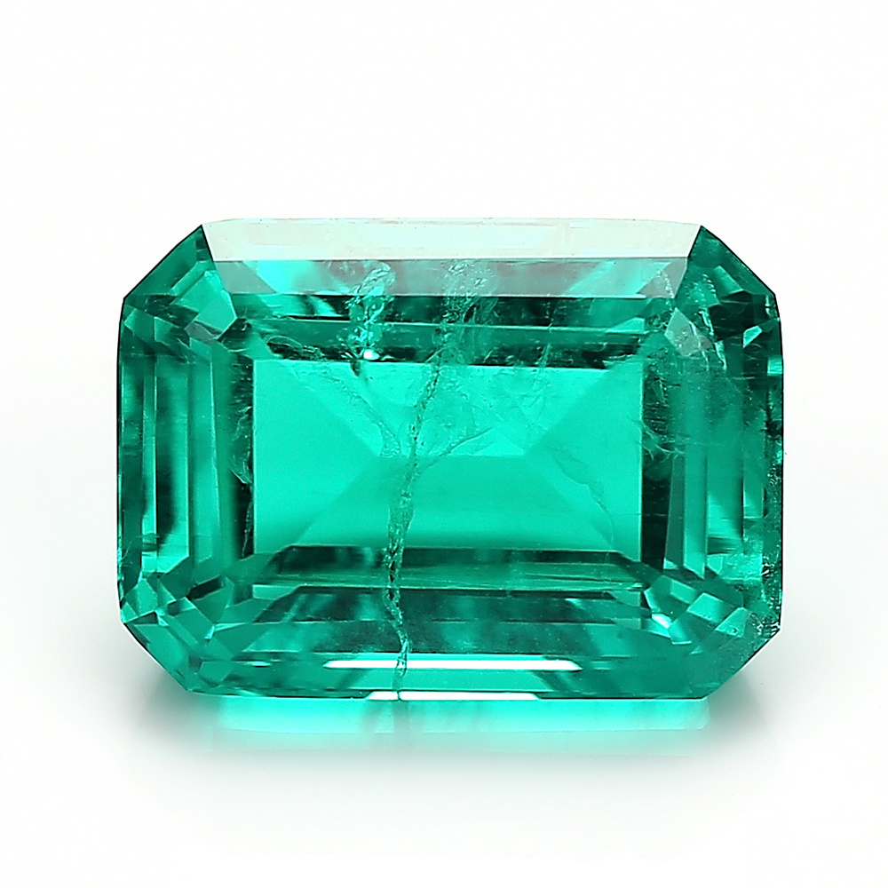 Colombia lab grown emerald synthetic emerald stone hydrothermal lab created emerald