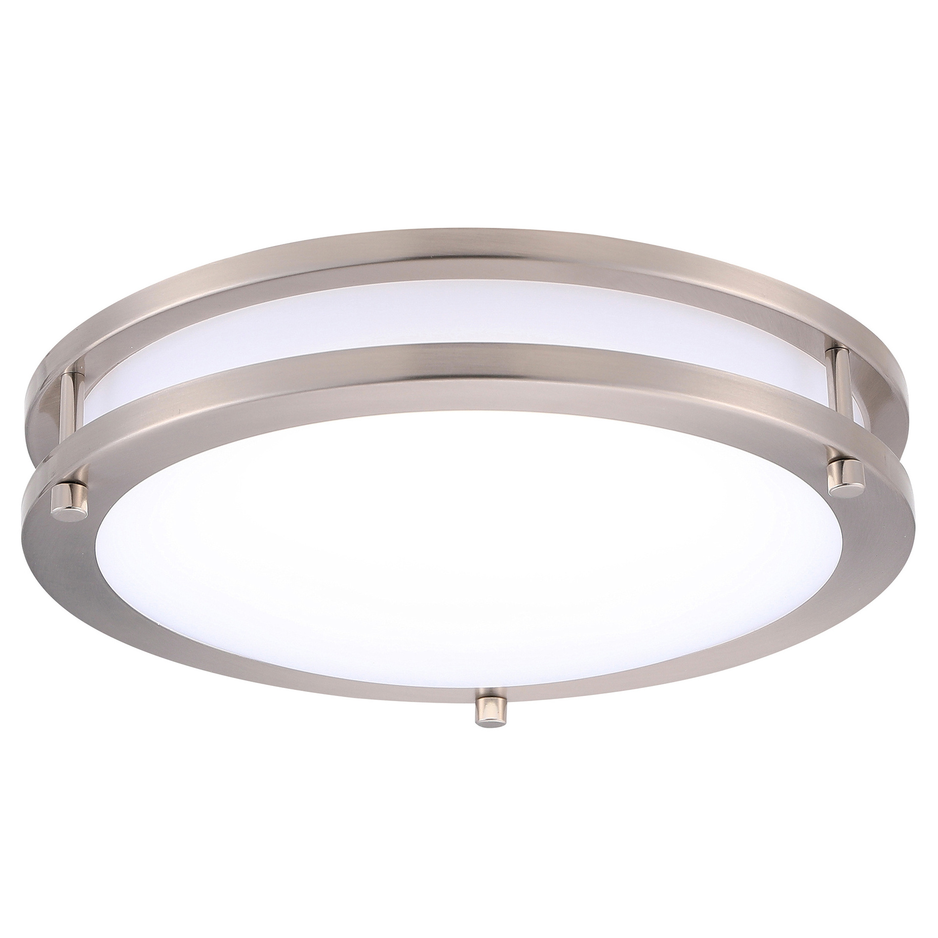 12 inch 2-Ring Flush Mount Round Ceiling Light 3CCT Switchable