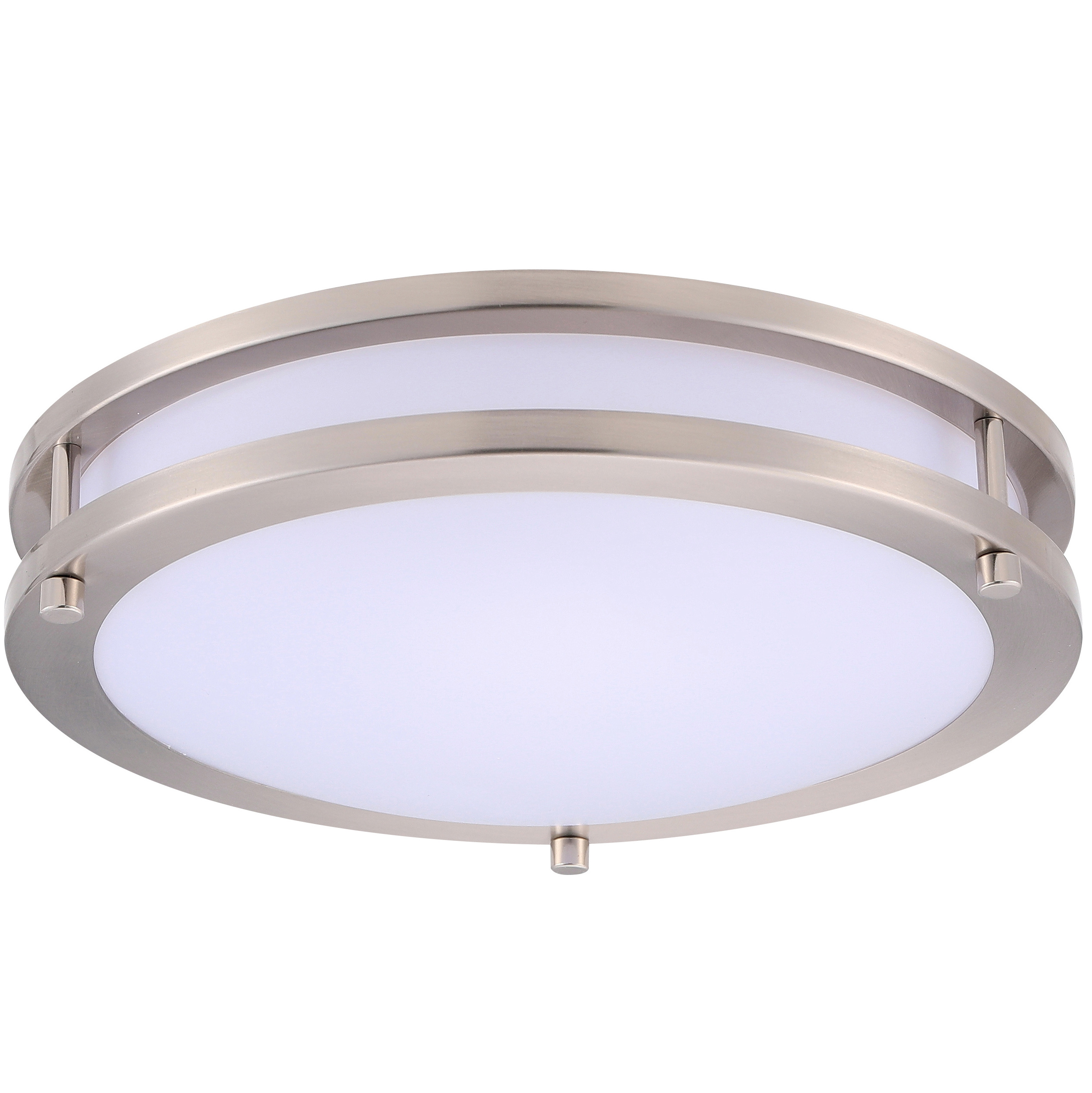 12 inch 2-Ring Flush Mount Round Ceiling Light 3CCT Switchable