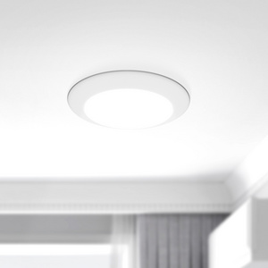 7" LED Disk Light 3CCT Switchable Dimmable Surface Mount LED Ceiling Light Damp Location Low Profile Flush Mount Light