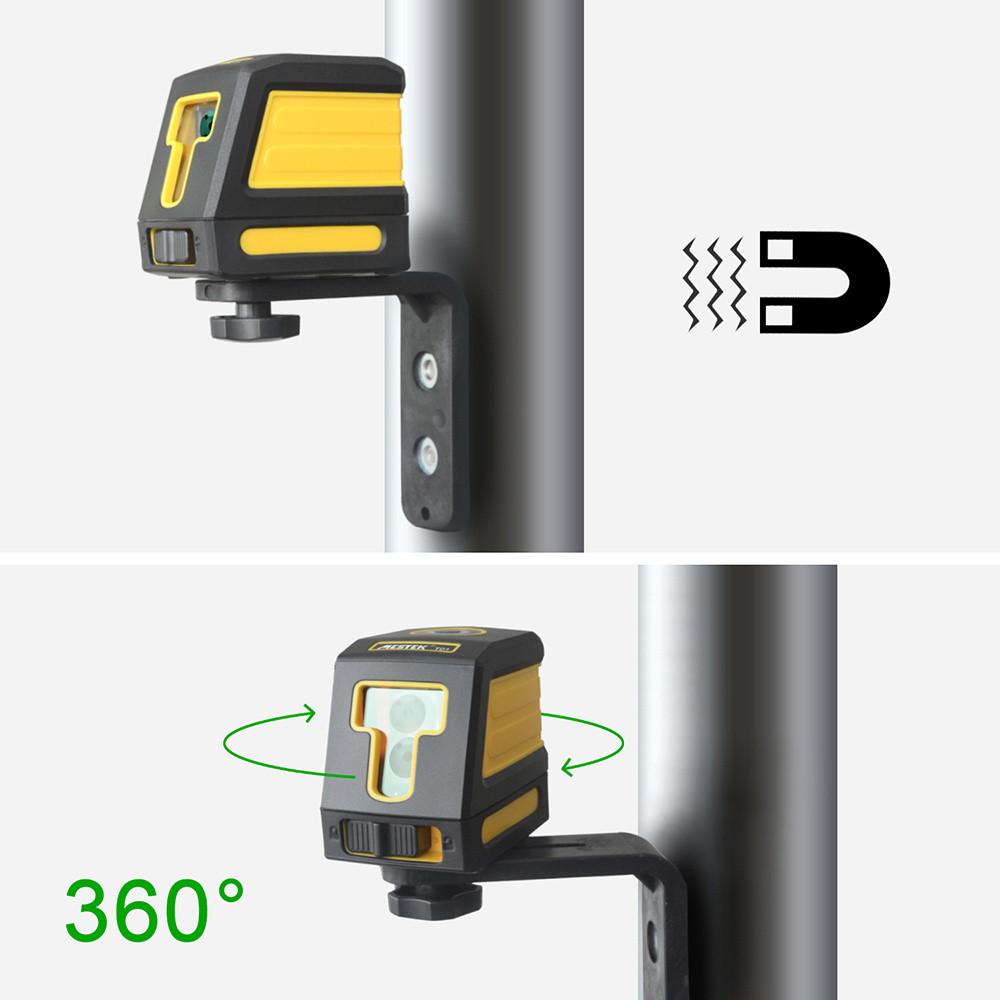 Level Green Laser Beam Line Tool With LED Indicator Base Magnet Fixed Self-leveling Function Laser Level Smart Nivel Laser