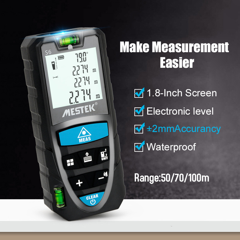 Wholesale Low Price Reliable Quality Accurate Measurement Laser Distance Meter 0.05-100m Accurate Measurement