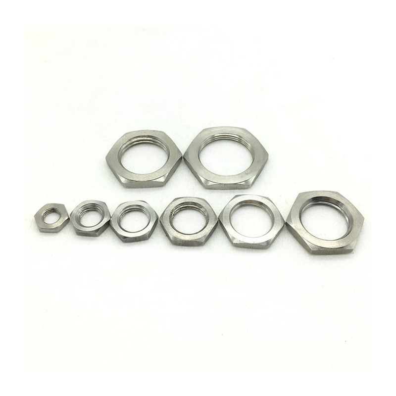 Stainless Steel M3-M20 DIN439-2 Hex Thin Nut