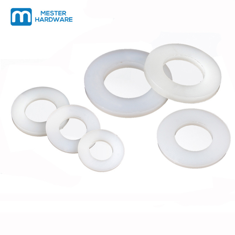 Factory price plastic PTFE Nylon Flat Washer made in china