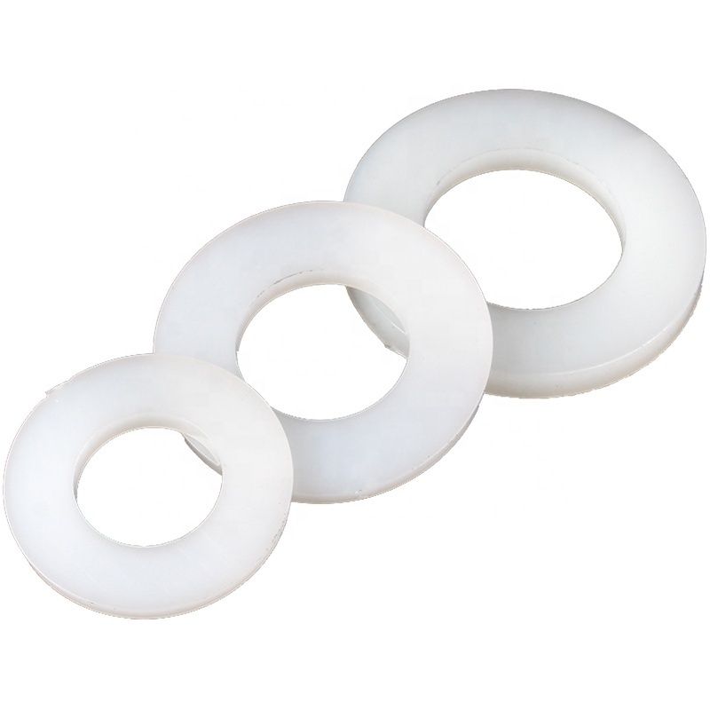 Factory price plastic PTFE Nylon Flat Washer made in china