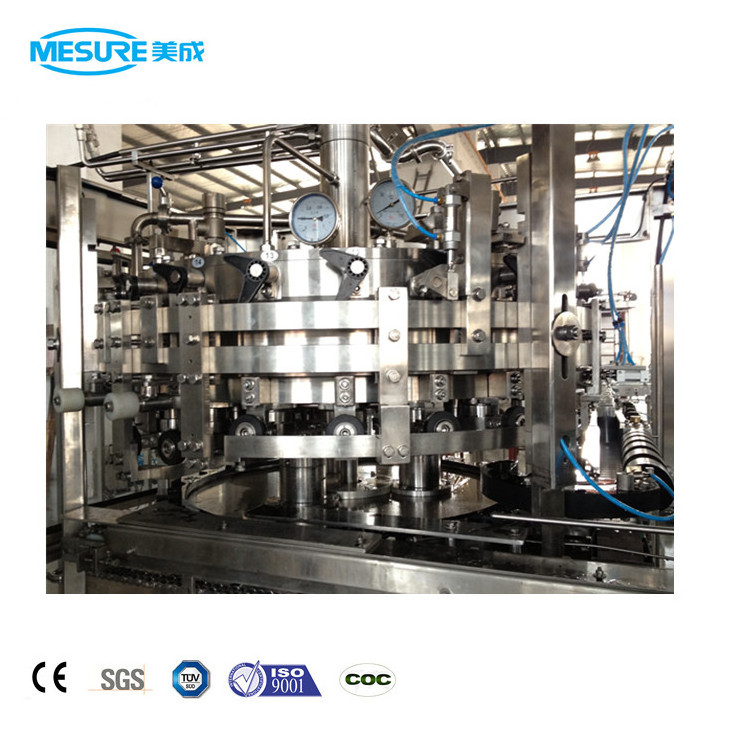 Mesure Manufacture aluminum can carbonated soft drink filling machine plant beer can filler from China