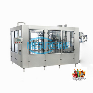 Rotary Type soda Water Bottling Filling Machine/small scale carbonated drink filling equipment with high quality