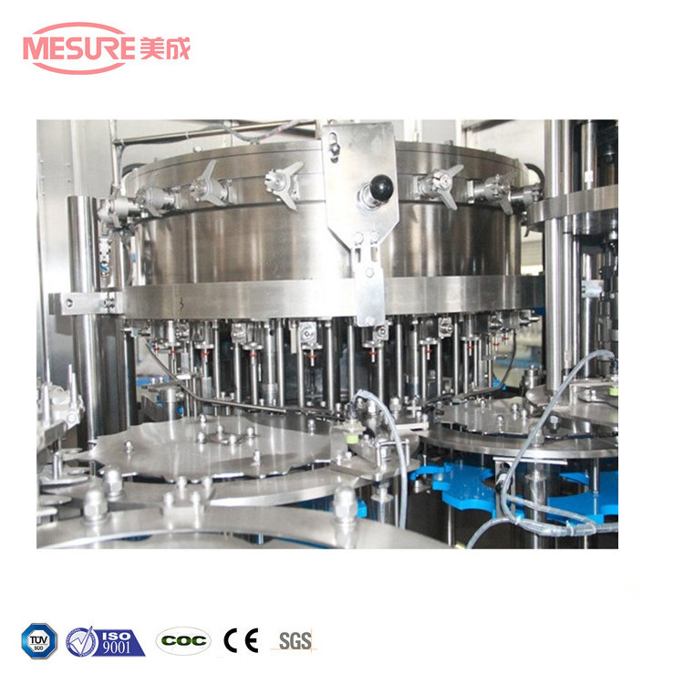 Rotary Type soda Water Bottling Filling Machine/small scale carbonated drink filling equipment with high quality