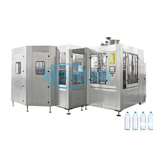 1 liter 12000bph drinking mineral pure water bottle combi  rising filling capping  machine on sale for small business