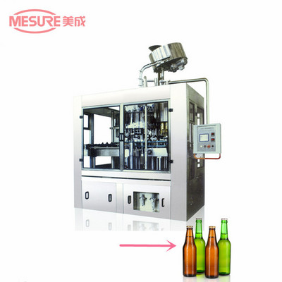 3 in 1 330ml Glass Bottle With Crown Beer Making Machine Craft Beer Production Line Isobaric Beer Bottle Filling Machine