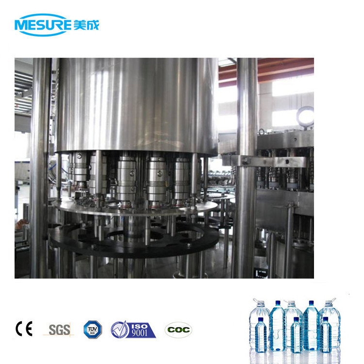 1 liter 12000bph drinking mineral pure water bottle combi  rising filling capping  machine on sale for small business