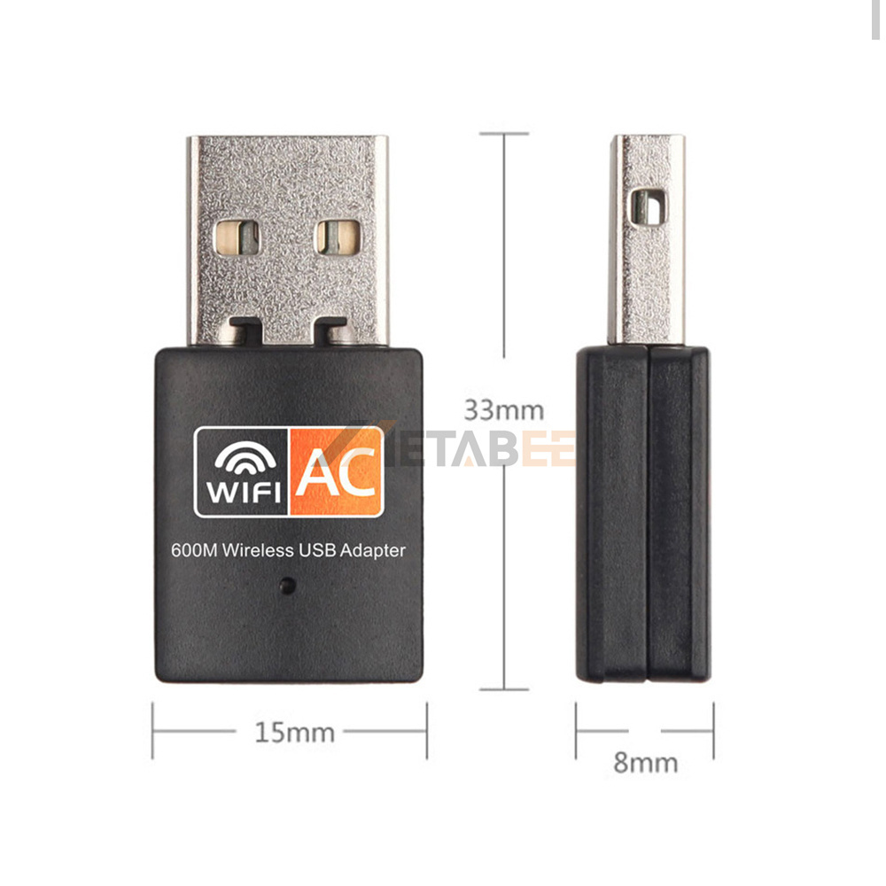 Mini USB WiFi Adapter AC Wi-Fi Wireless Antenna PC Network Card Dongle for 300Mbps 600Mbps 1300Mbps 300 600 1300 Mps