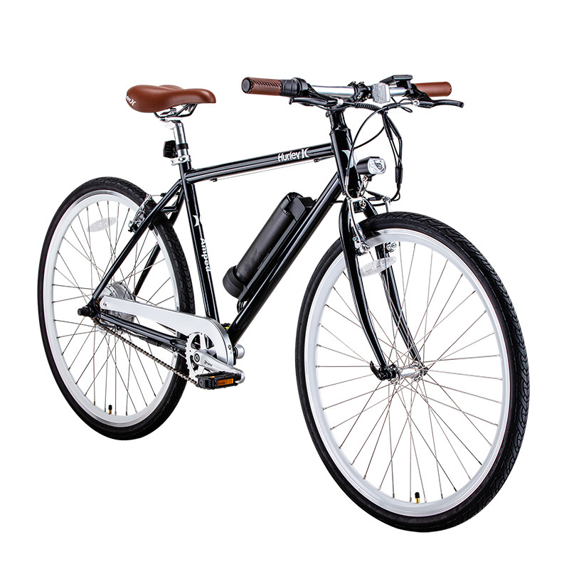 US Warehouse Stock Single Speed 250W Electric Bike 36V 10AH Lithium Battery City Road Disc Brake Ebike Tire 20 inch E Bike