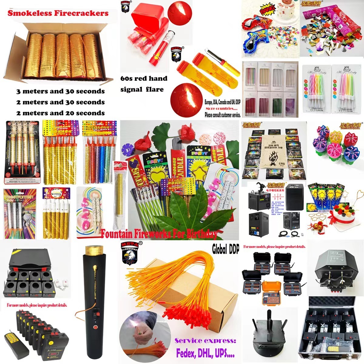 wholesale large salute machine petal silver piece rainbow machine fireworks gun  Color paper machine