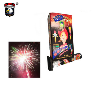 Hot sale handmade Pyrotechnic 1.75 inch single shot Artillery Shell fireworks wholesale Hot sell reloadable Crackling whistling