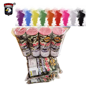 Chinese Professional Handheld yellow blue purple orange color Daytime Smoke Fireworks Flames Stick electric smoke bomb