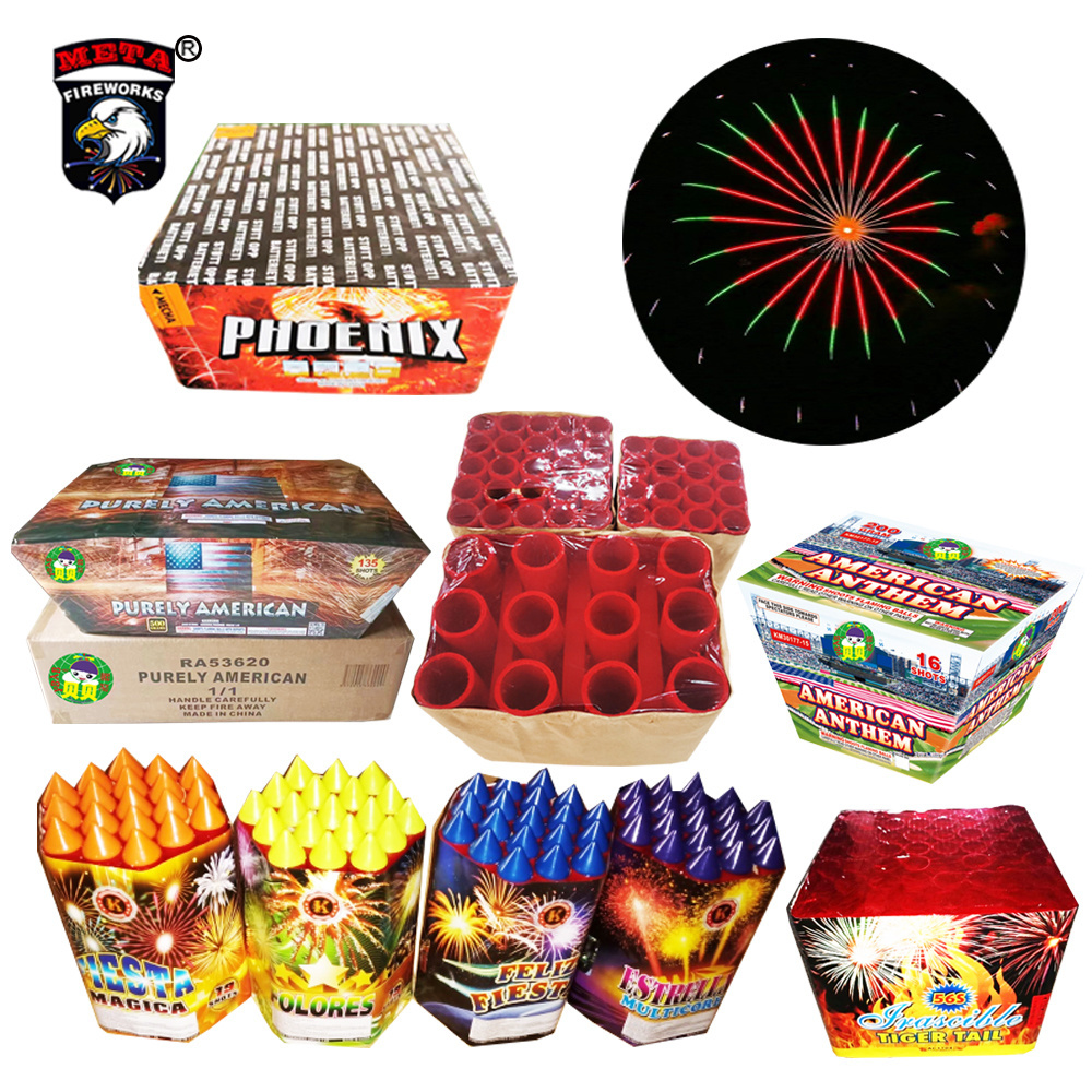 Confetti Sparkler Fireworks Firing System For Wedding 200 500 cakes100 shots High quality festival celebration CE fireworks cake