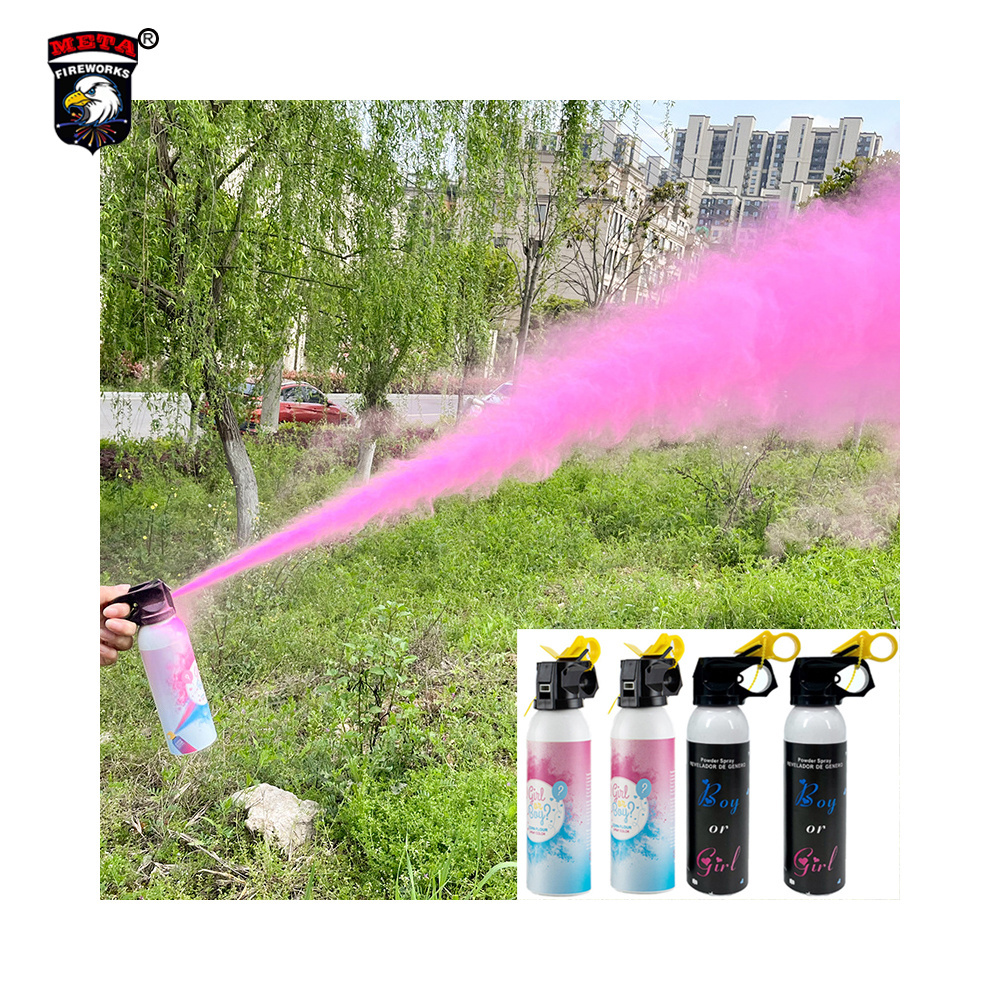 1KG 100 250 450g powder blaster boys and girls color running powder spray bottle gender reveals blue powder spray bottles